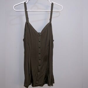 Torrid button fit and flare tank